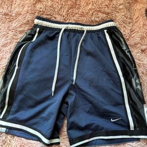 Nike Navy and Black Athletic Shorts